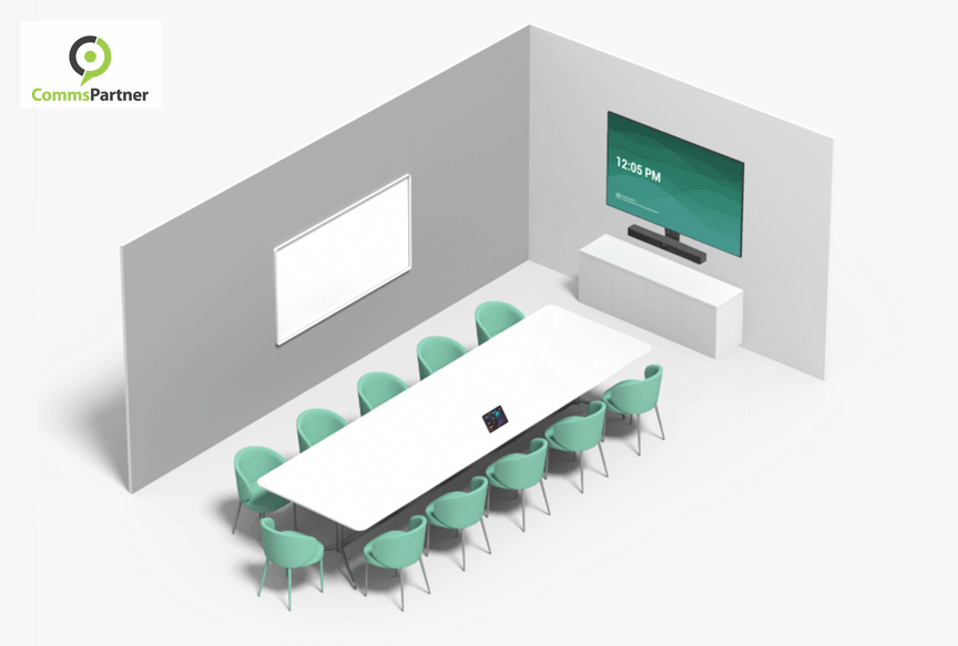 Yealink MeetingBar A40 with CTP25 Touch Console- 3D Layout