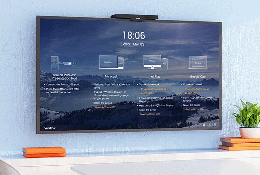 Yealink RoomCast - Onscreen Display